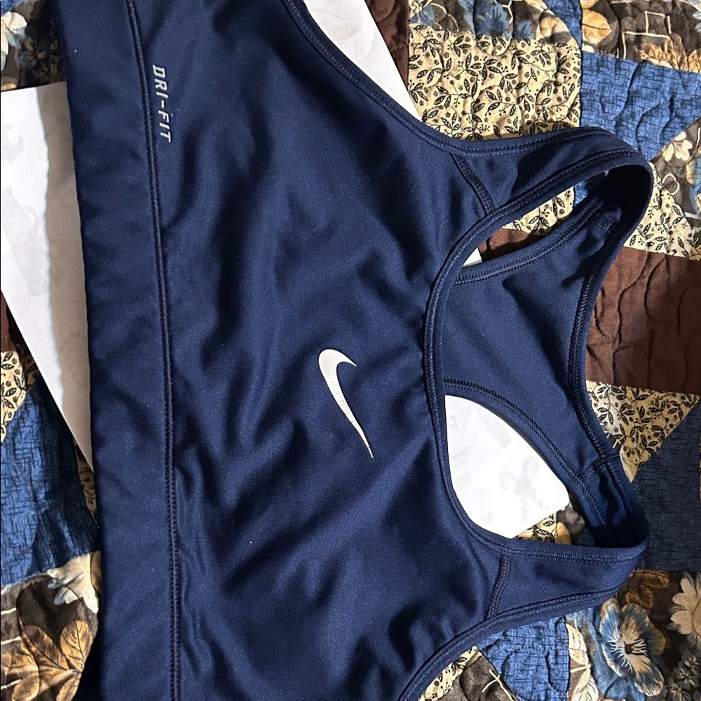 Nike Navy Blue Dri-FIT Sports Bra